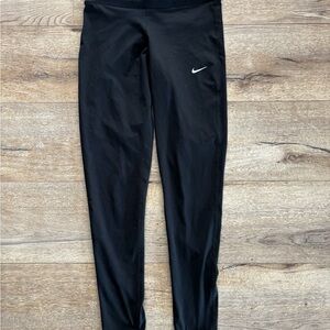 Nike Black Dri-FIT Leggings with Motivational Waistband